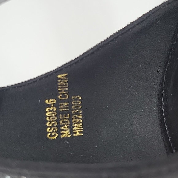 Black Glitter Block Heel Sandals NEW - Picture 15 of 16